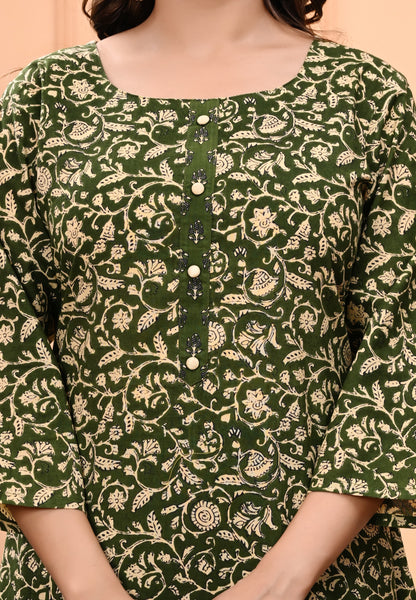 Premium Cotton Printed Kurta Pant Set – All-Day Comfort with Effortless Style