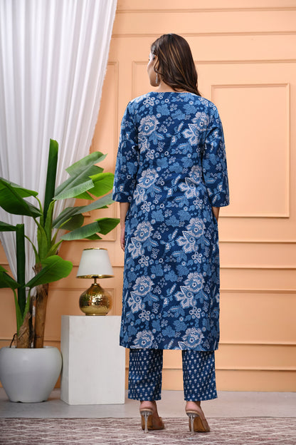Premium Cotton Printed Kurta Pant Set – All-Day Comfort with Effortless Style