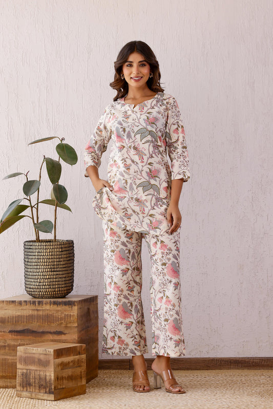 Yuree Cotton Printed Co-ord Set