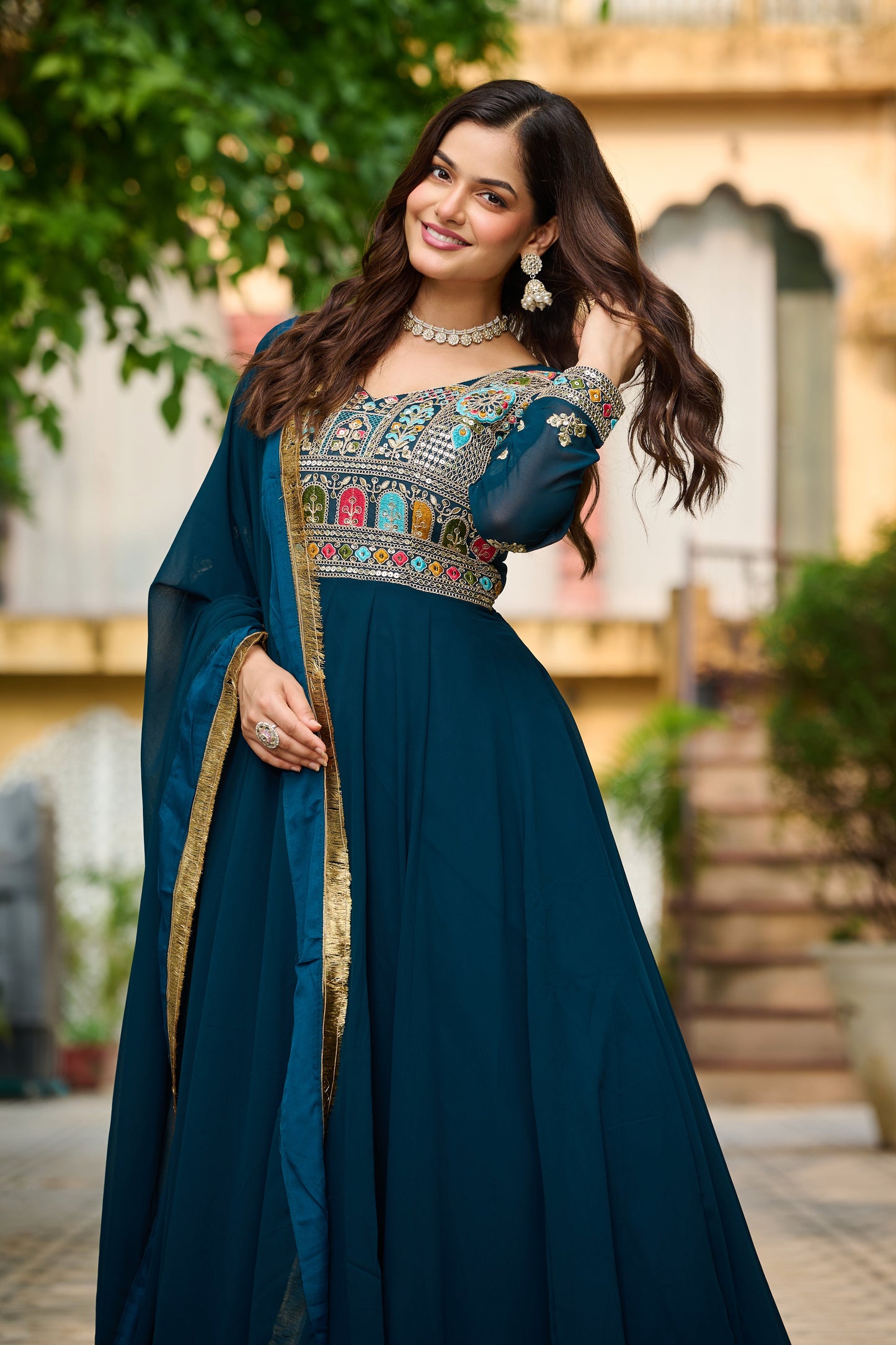 🤳 GOWN-DUPATTA COLLECTIONS 2025💃