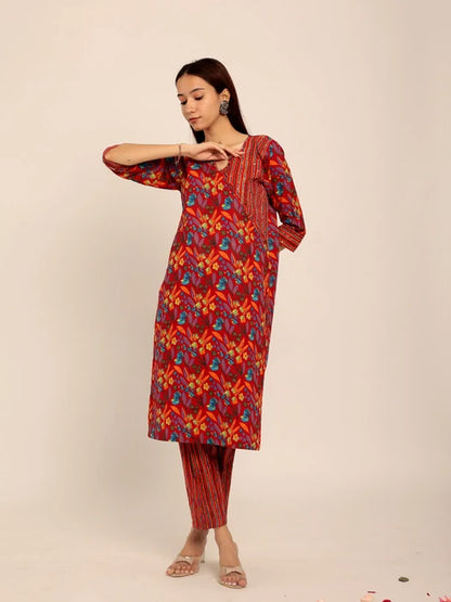 Rosy Kurti Set