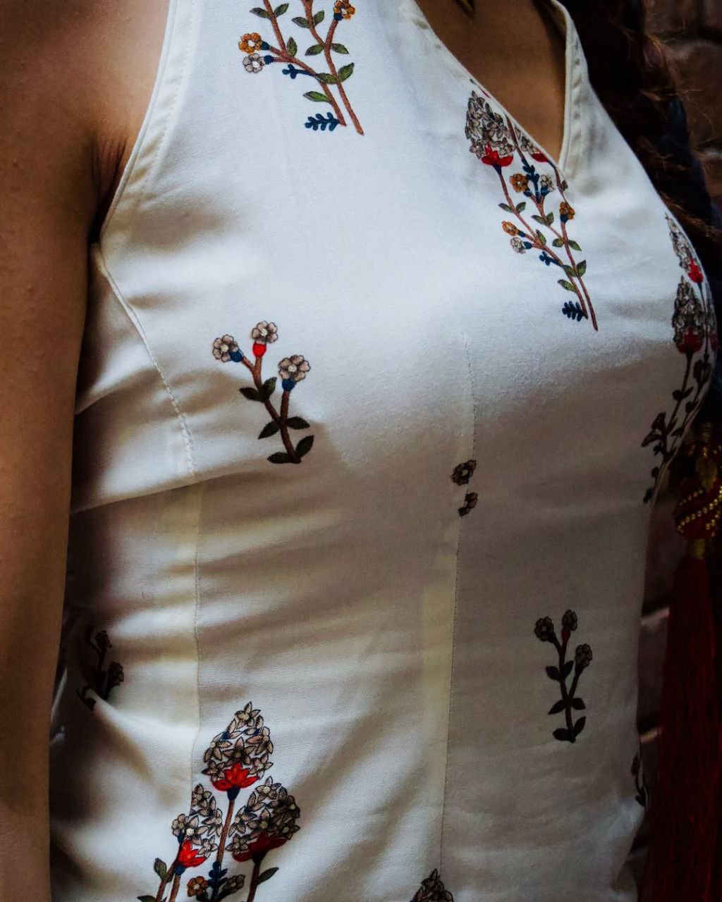 SIMRAN HALTER NECK KURTI